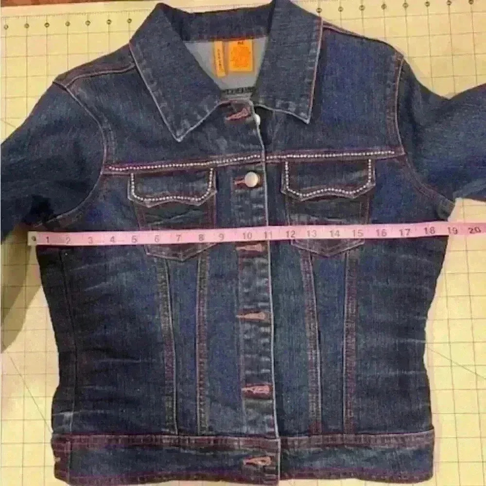 Custom repurposed Zanani Jean Jacket Size Medium - Picture 7 of 10